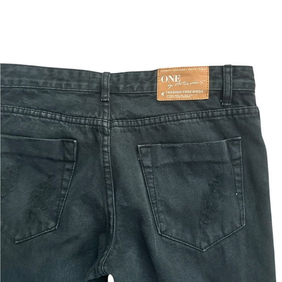 One by One Teaspoon Trash Freebirds Fox Women’s Black Low Rise Slim Jeans Sz 29 - Picture 9 of 12